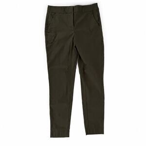 APT. 9 Olive Green Slim Straight Ankle Pants Size 8 Career Casual Stretch